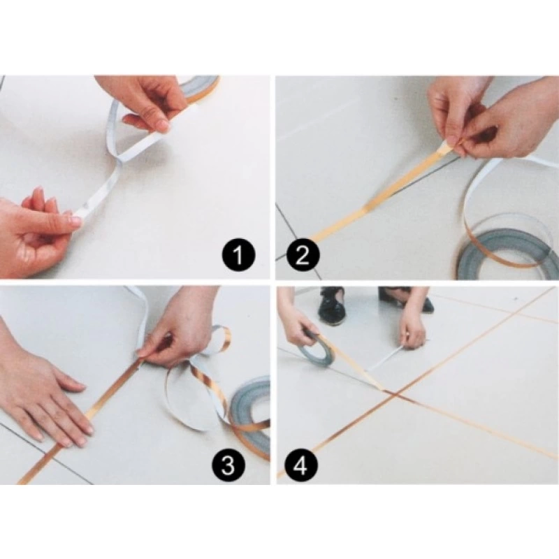 0.5 Cm 50 Metre Gri Fayans Arası Şerit Bant