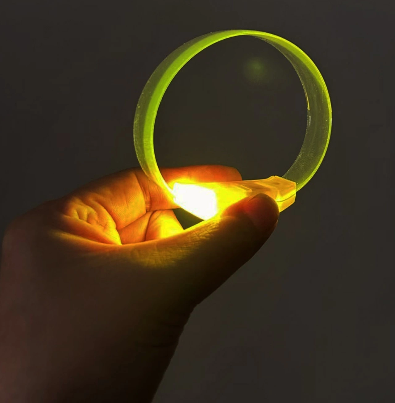 3 Modlu Pilli Led Işıklı Esnek Parti Bilekliği Pembe