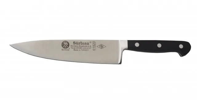 61920 - Sürmene Sıcak Dövme Şef Bıçağı 18 Cm