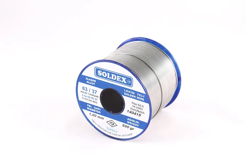63-37 Lehim Teli 200 Gr 1 Mm, Sn:63 - Pb:37