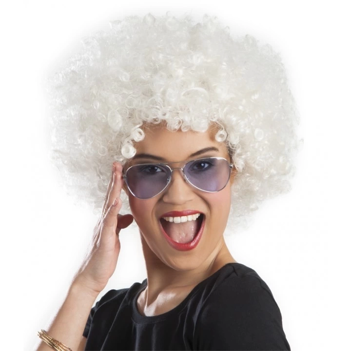 Kırmızı Renk Kıvırcık Afro Bonus Peruk