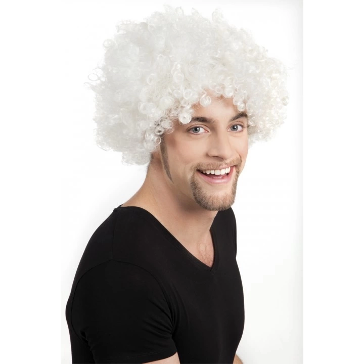 Kırmızı Renk Kıvırcık Afro Bonus Peruk