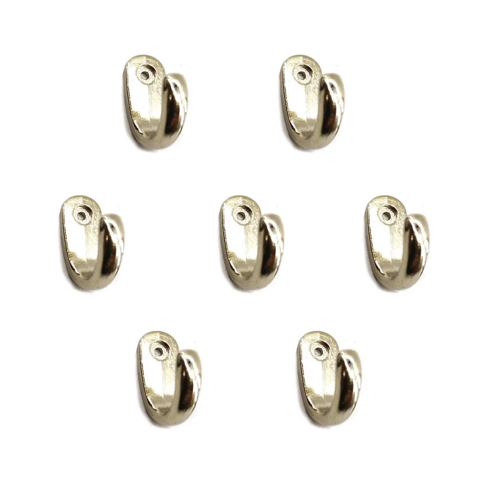Büyük Tekli Fincan Askı, Dekor Askısı - Nikel, 100 Adet, 12x23x30 Mm