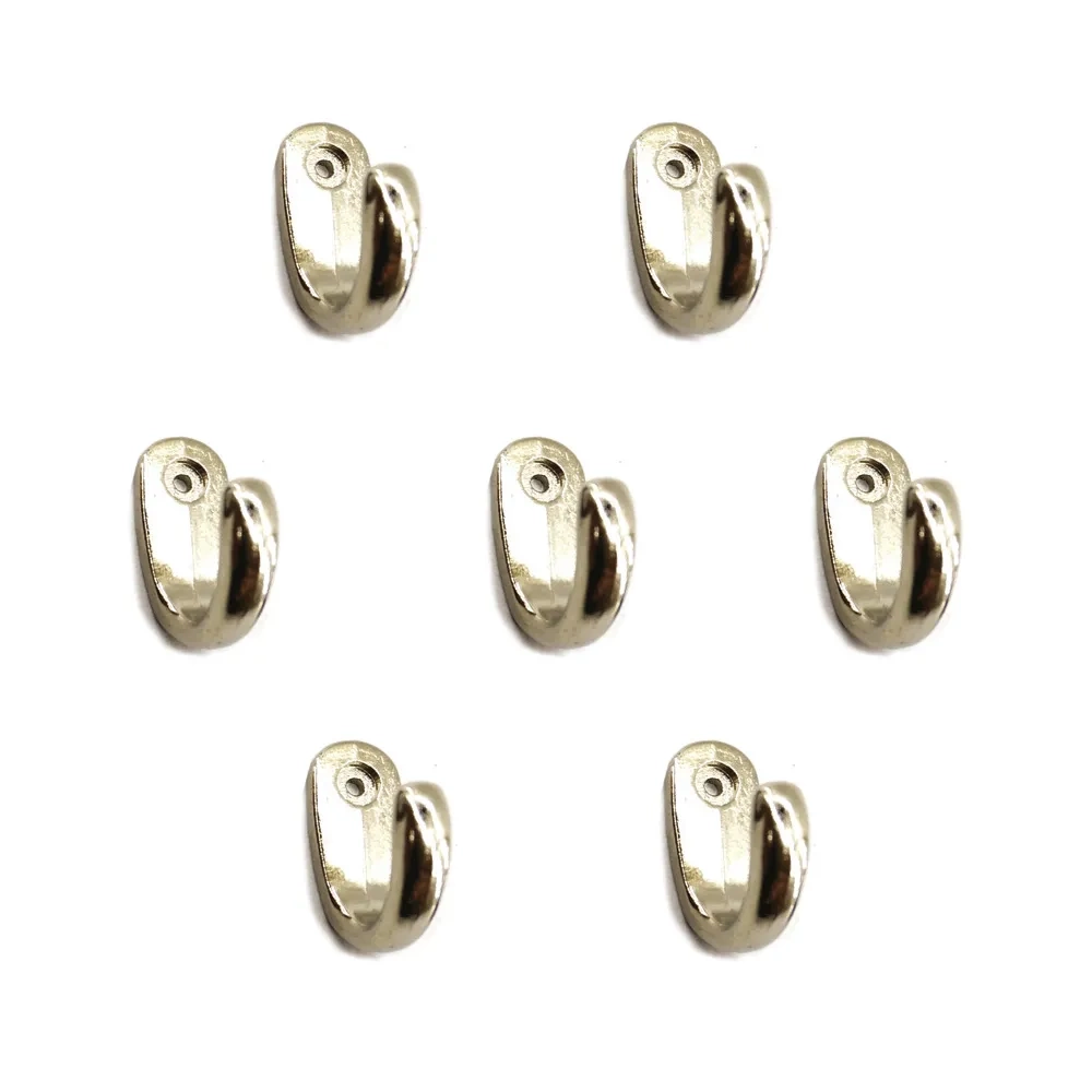 Büyük Tekli Fincan Askı, Dekor Askısı - Nikel, 12x23x30 Mm
