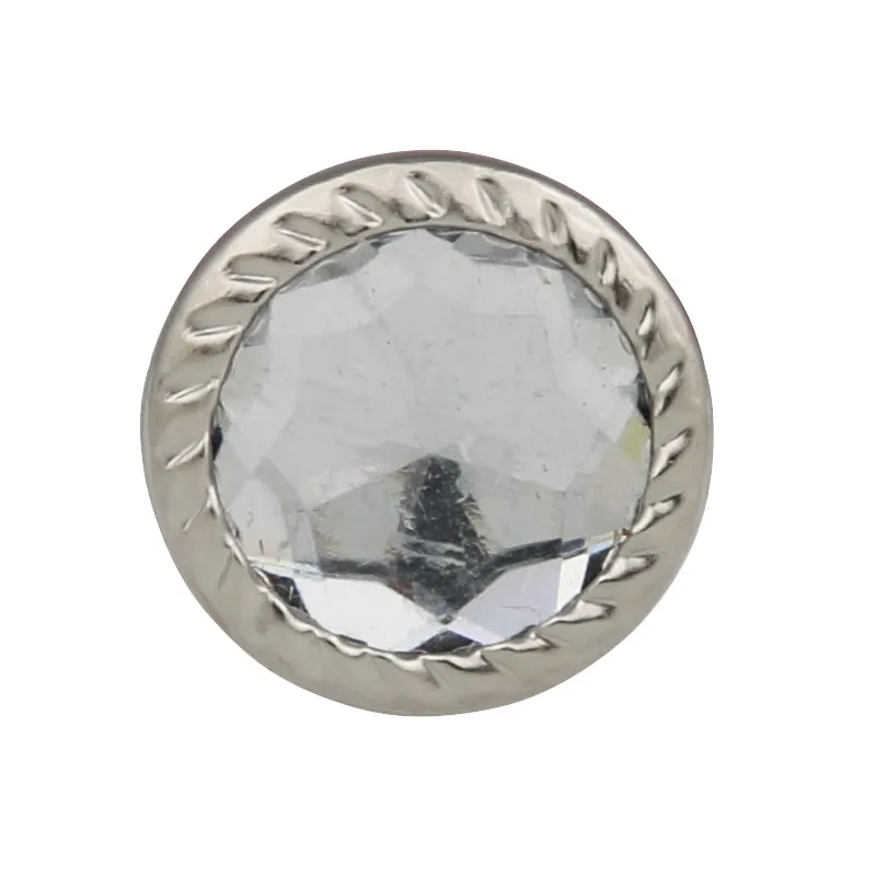Dekoratif Parlak Taşlı Kabara Raptiye 17 Mm - 500