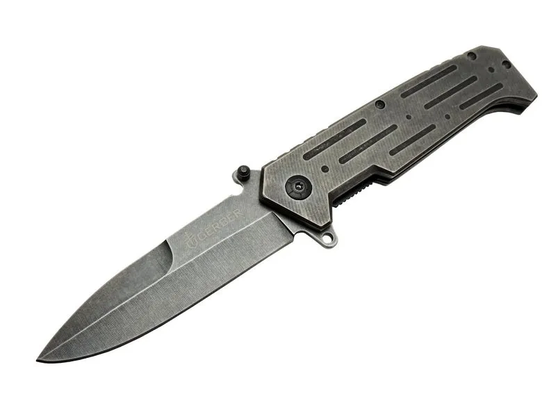 Gb B033a Eskitme Kamp Çakı 22 Cm - Metal Sap, Otomatik