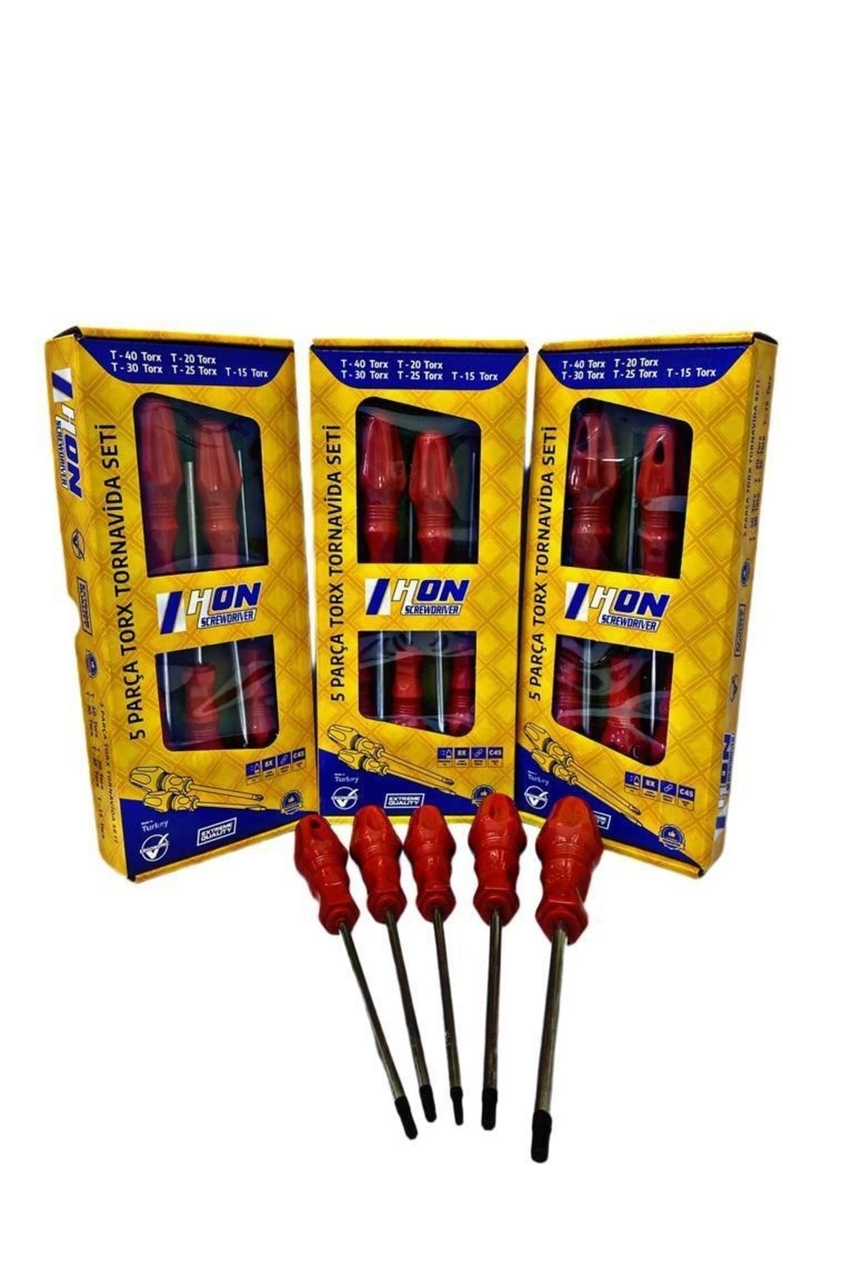 Hon 5 Parça Torx Tornavida Seti