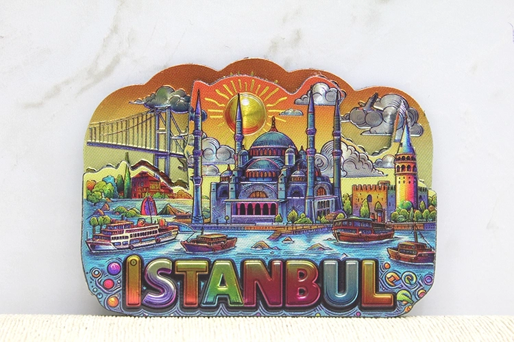 İstanbul Temalı Silikon Buzdolapı Süsü Magnet