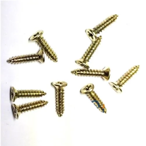 Klips, Menteşe, Ayak, Ağaç, Sunta Vidası 2,2x13 Mm - Sarı 1000 Adet