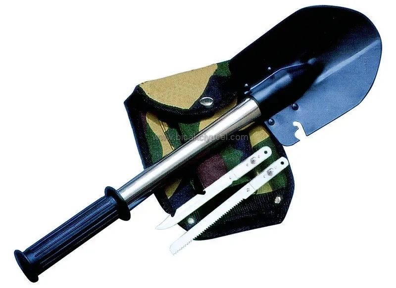 Kpx14 4 Lü Kamp Seti - Bıçak, Testere, Kürek, Balta - Kılıflı