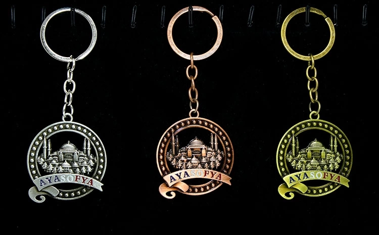 Metal Ayasofya Anahtarlık