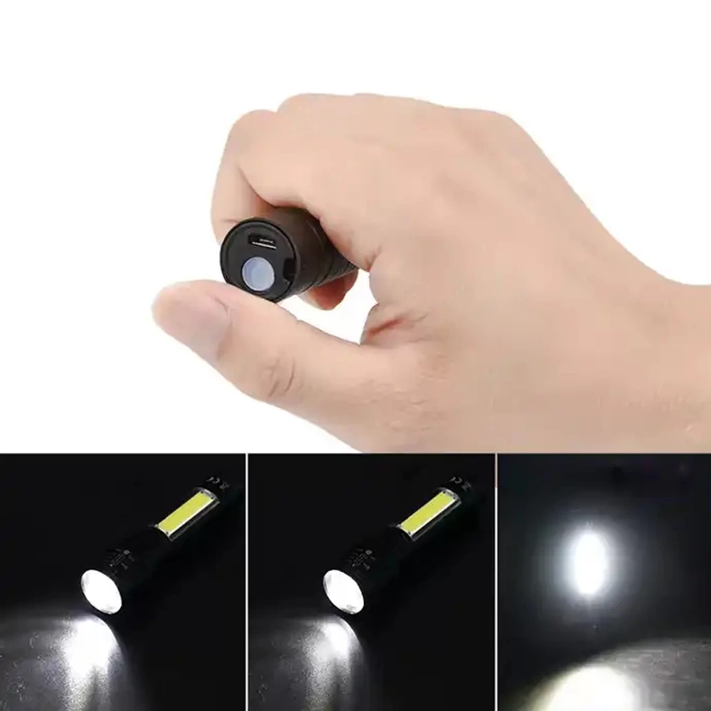 Mini Çok Güçlü Şarjlı El Feneri (xpe-cob Led )