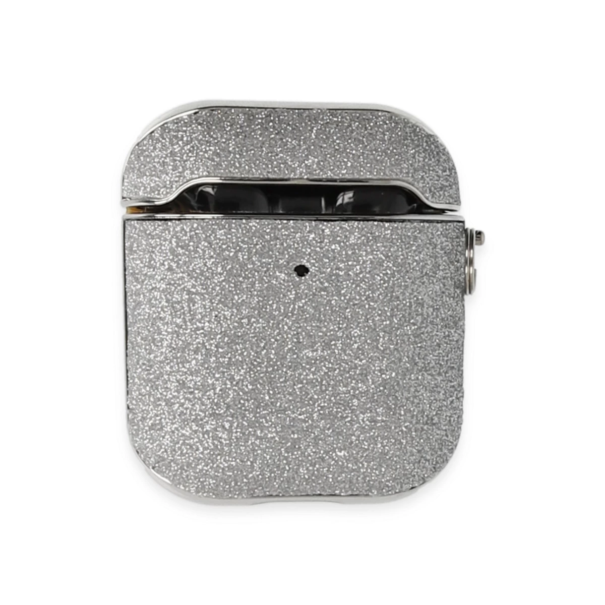 Airpods 2 (2.nesil) Spell Simli Kılıf - Gümüş
