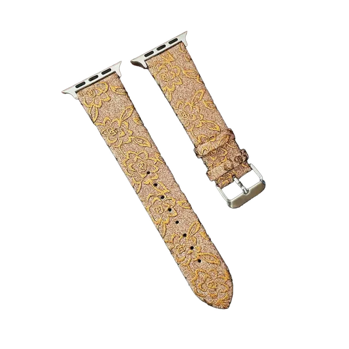 Watch 38mm Creeper Desenli Kordon - Gold