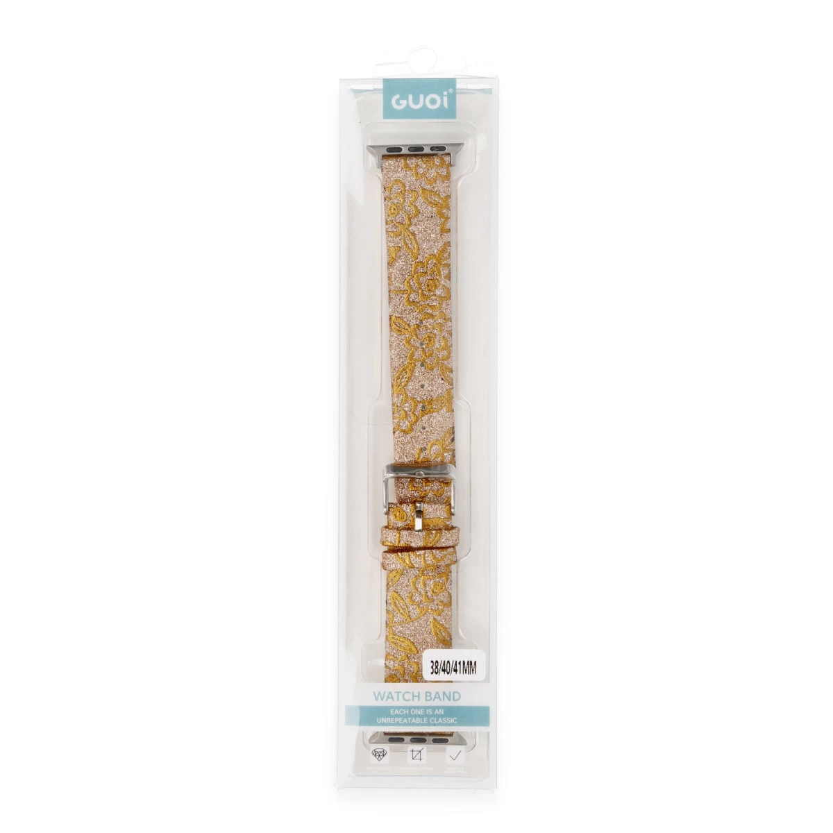 Watch 38mm Creeper Desenli Kordon - Gold