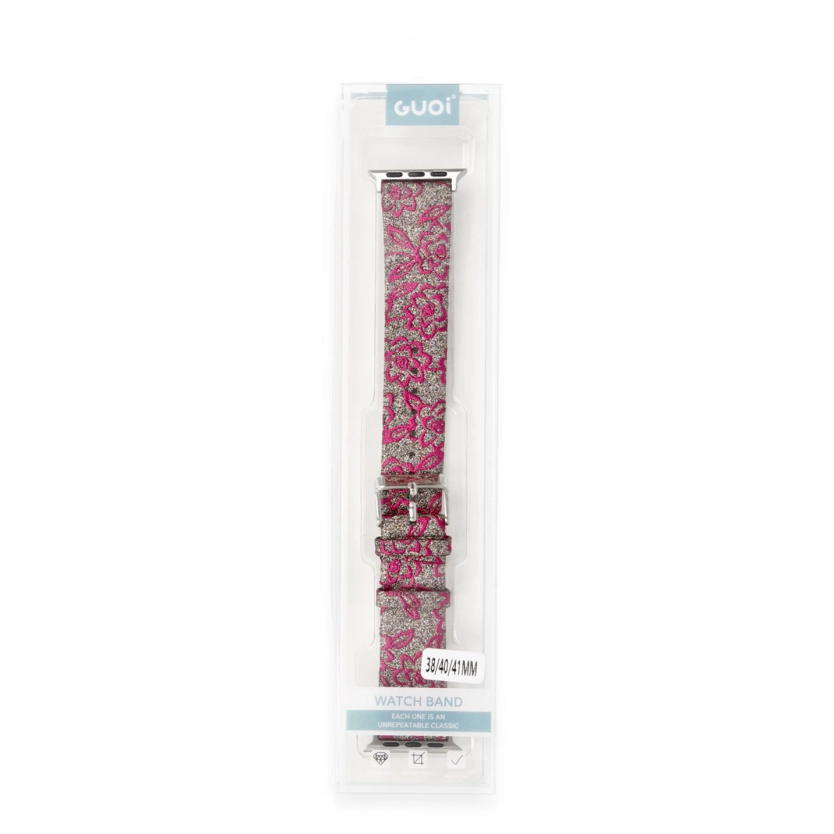 Watch 38mm Creeper Desenli Kordon - Pembe