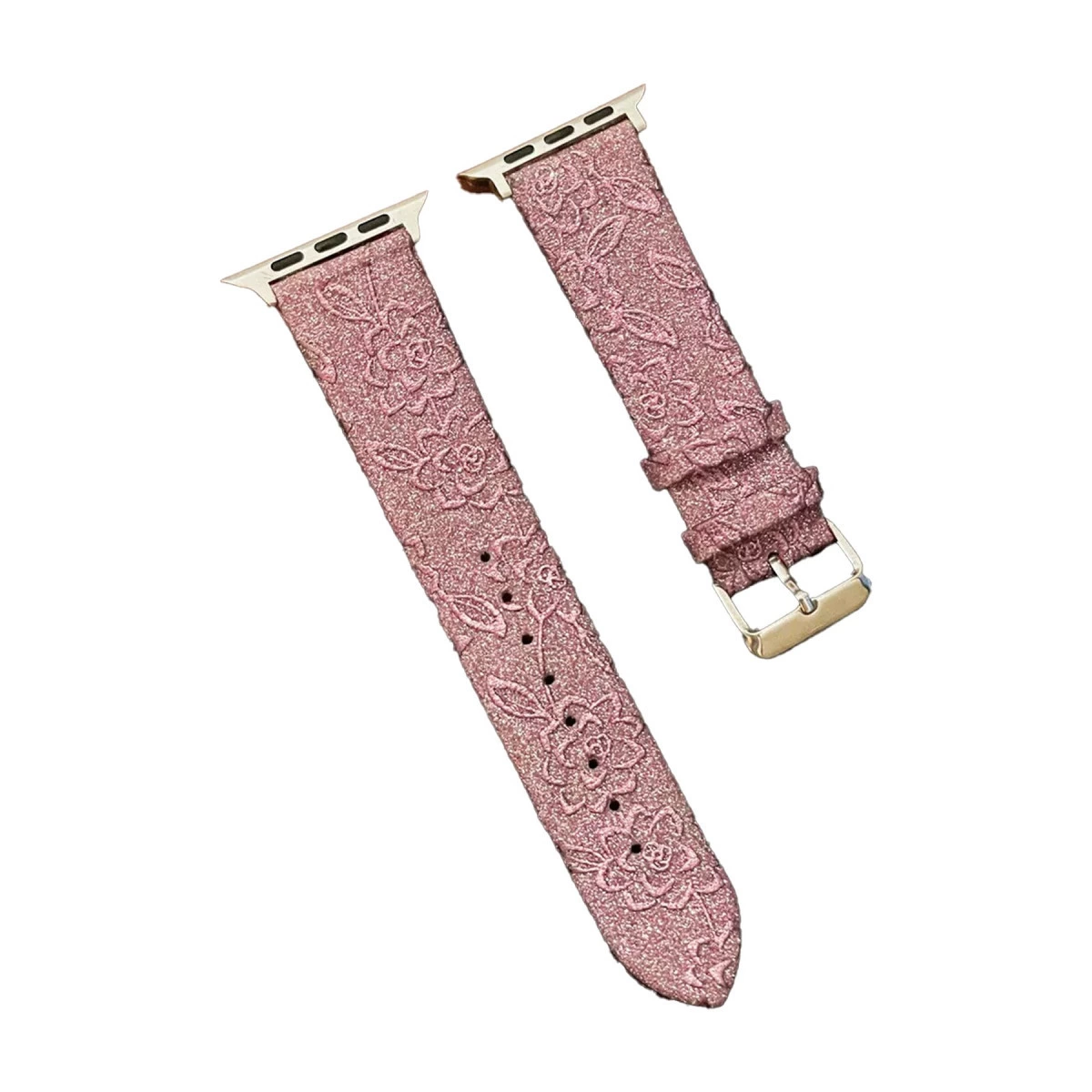 Watch 38mm Creeper Desenli Kordon - Rose Gold