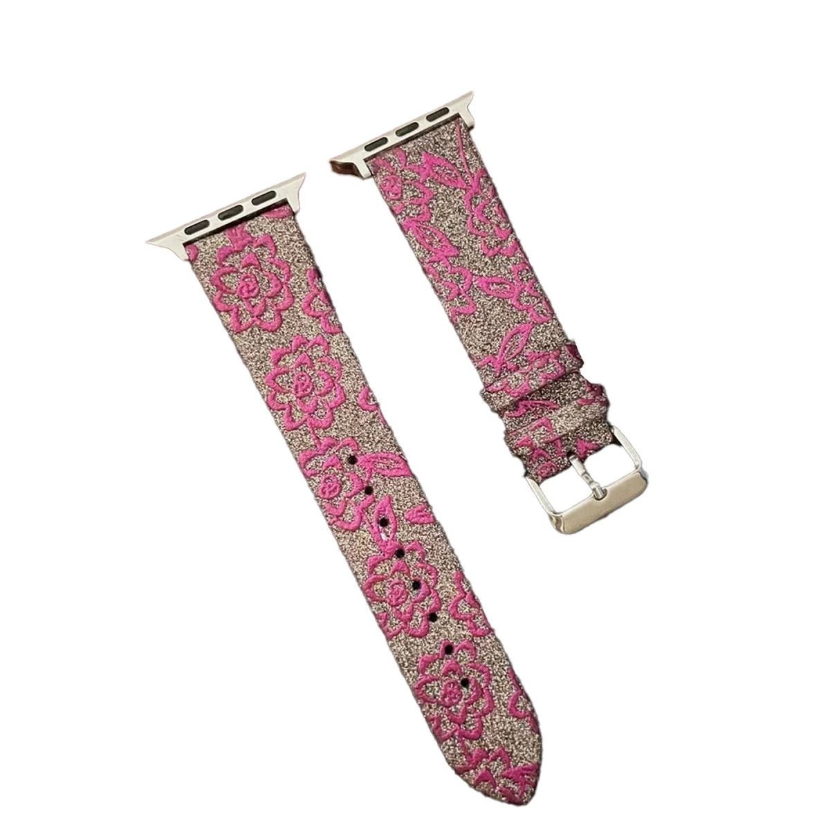 Watch 42mm Creeper Desenli Kordon - Pembe