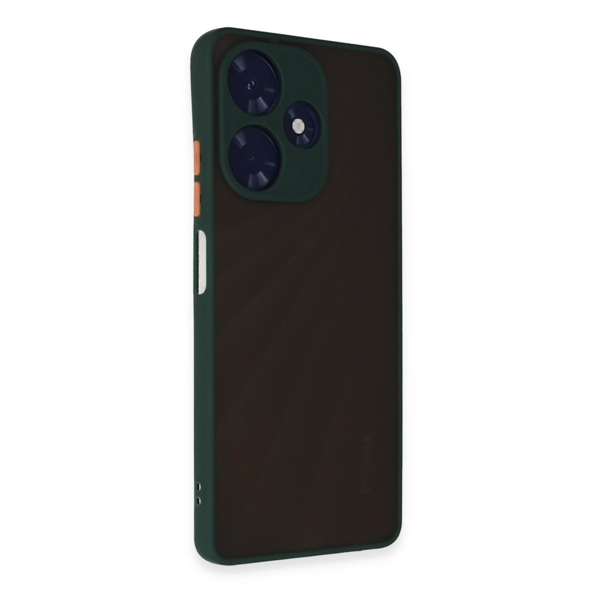 İnfinix Hot 30 4g Kılıf Montreal Silikon Kapak - Yeşil