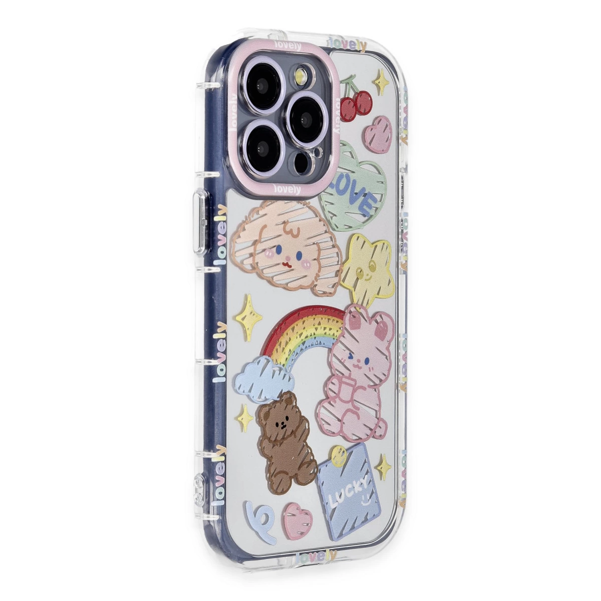 İphone 14 Pro Max Kılıf Reflexion Desenli Kapak - Desen 4