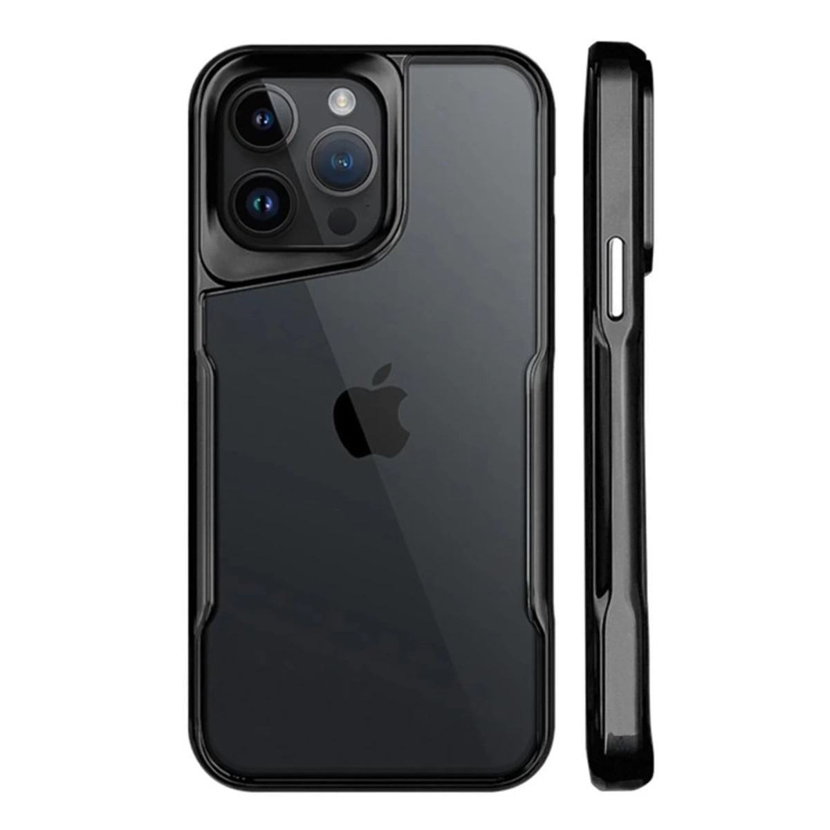 İphone 15 Pro Kılıf Boyi Silikon Kapak - Siyah