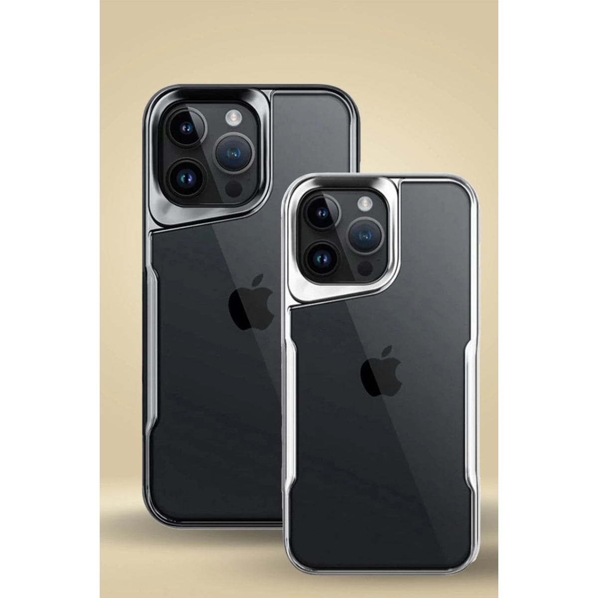 İphone 15 Pro Kılıf Boyi Silikon Kapak - Siyah
