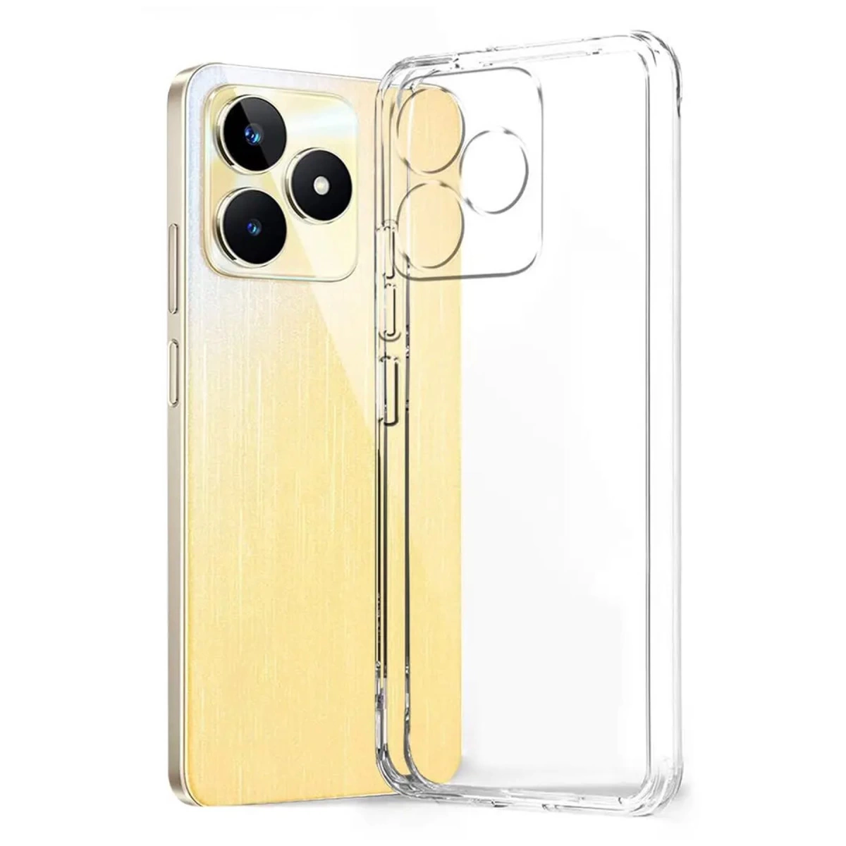 Realme Note 50 4g Kılıf Lüx Şeffaf Silikon