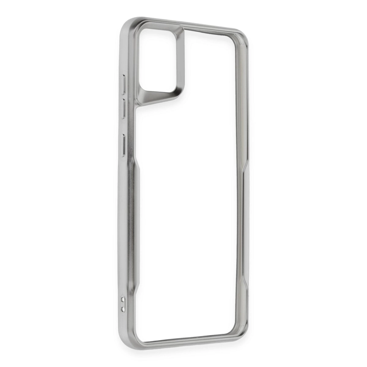 Samsung Galaxy A05 Kılıf Boyi Silikon Kapak - Gümüş