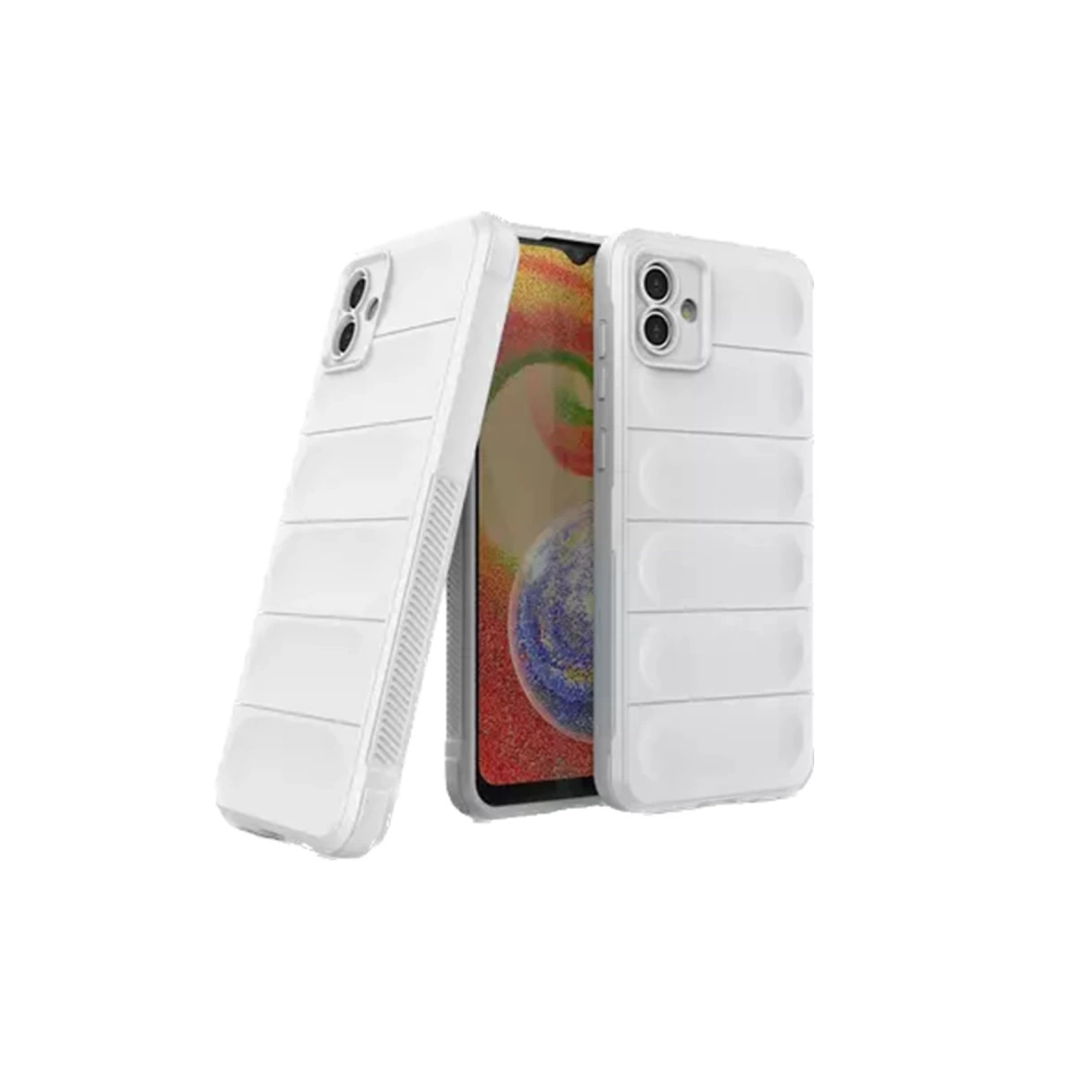 Samsung Galaxy A05 Kılıf Optimum Silikon - Krem