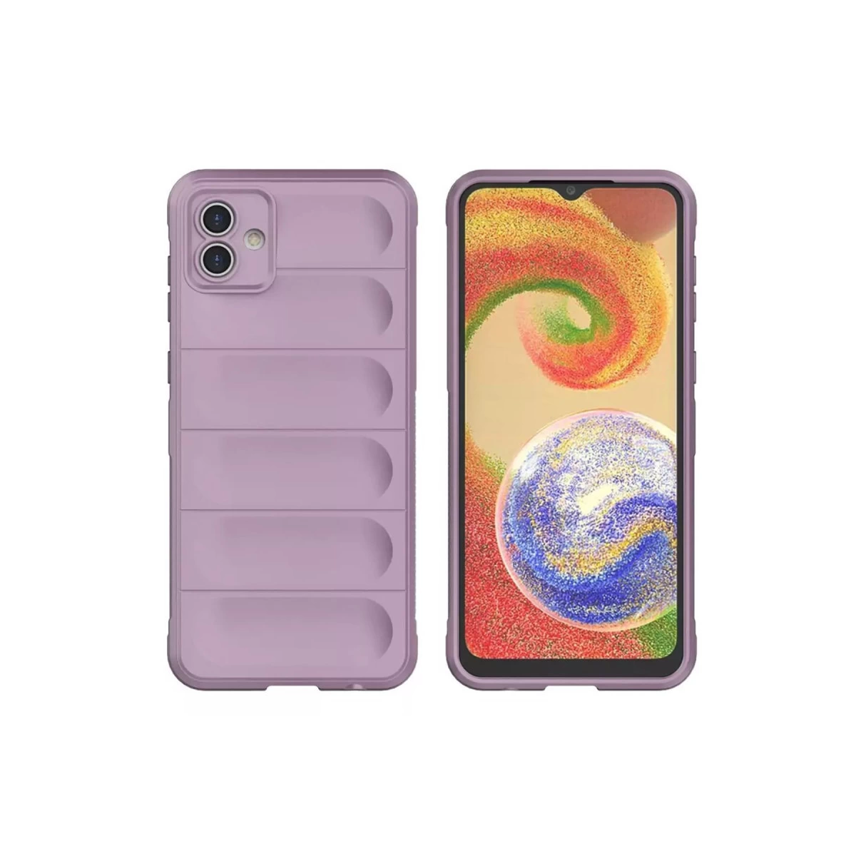 Samsung Galaxy A05 Kılıf Optimum Silikon - Mor