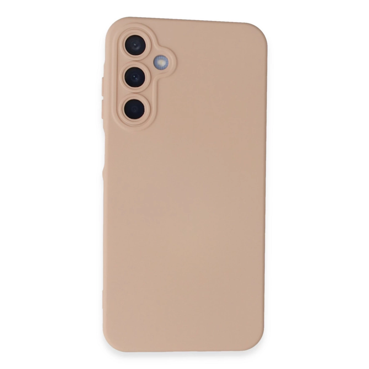 Samsung Galaxy A05s Kılıf Nano İçi Kadife Silikon - Pudra