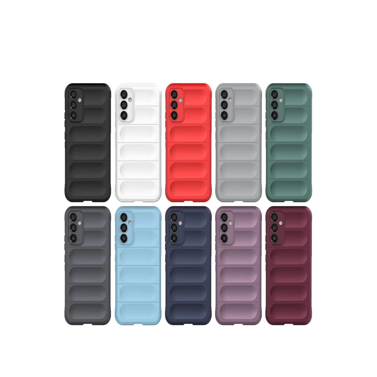 Samsung Galaxy A05s Kılıf Optimum Silikon - Krem