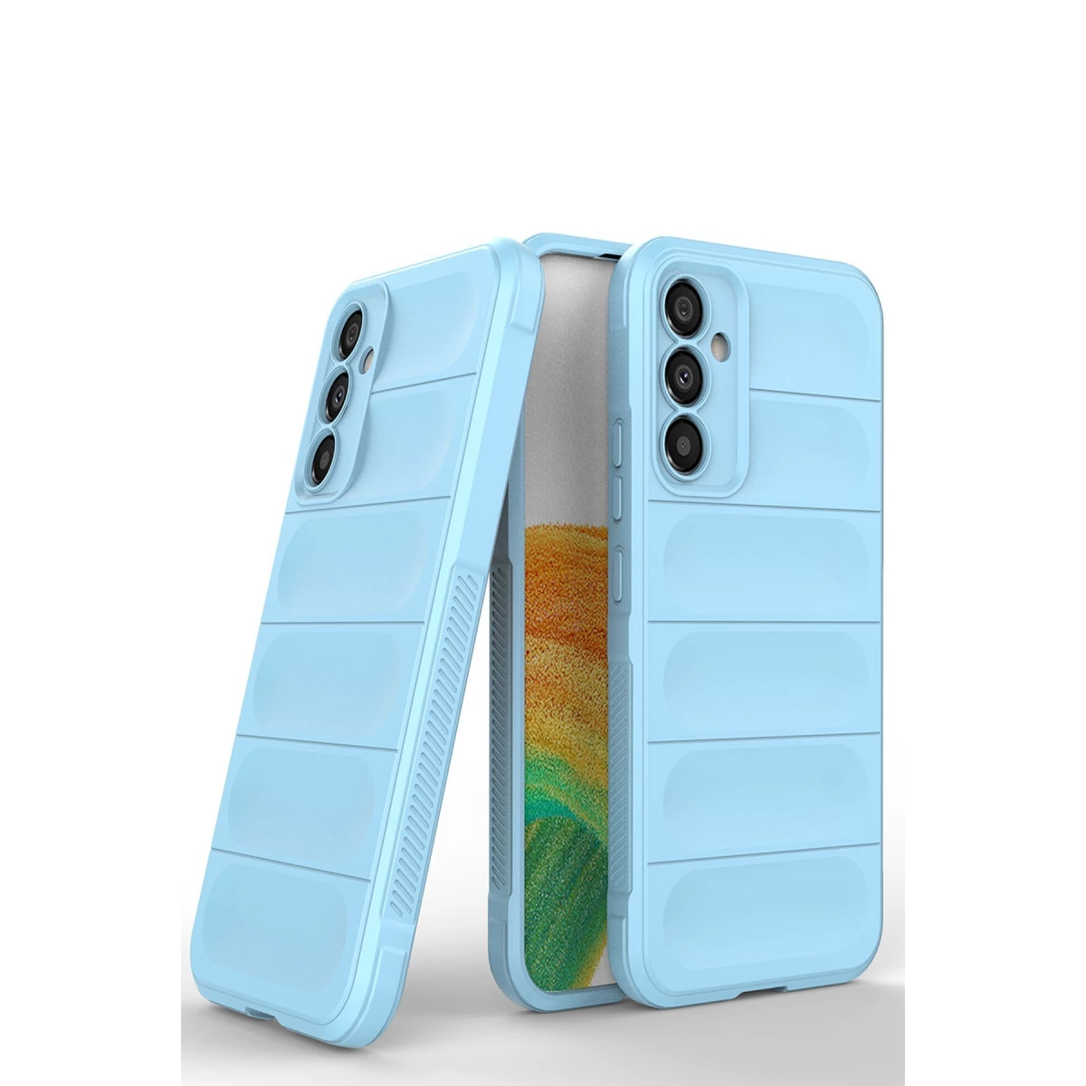 Samsung Galaxy A05s Kılıf Optimum Silikon - Sky Blue
