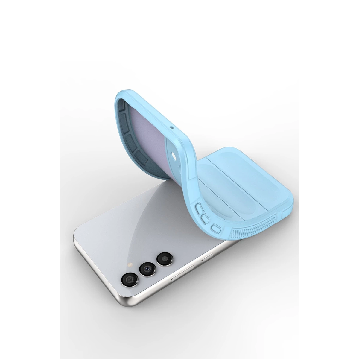 Samsung Galaxy A05s Kılıf Optimum Silikon - Sky Blue