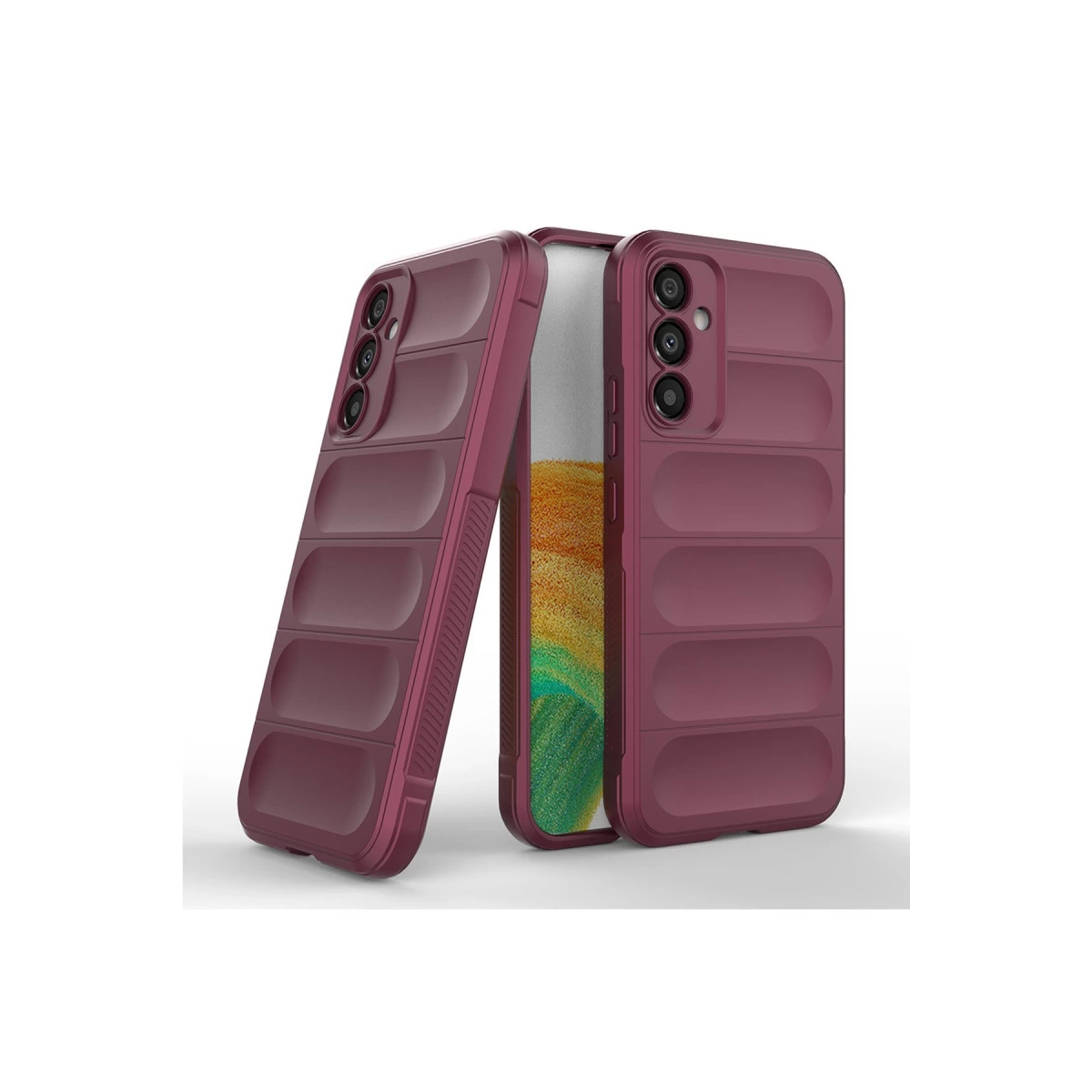 Samsung Galaxy A15 4g Kılıf Optimum Silikon - Bordo
