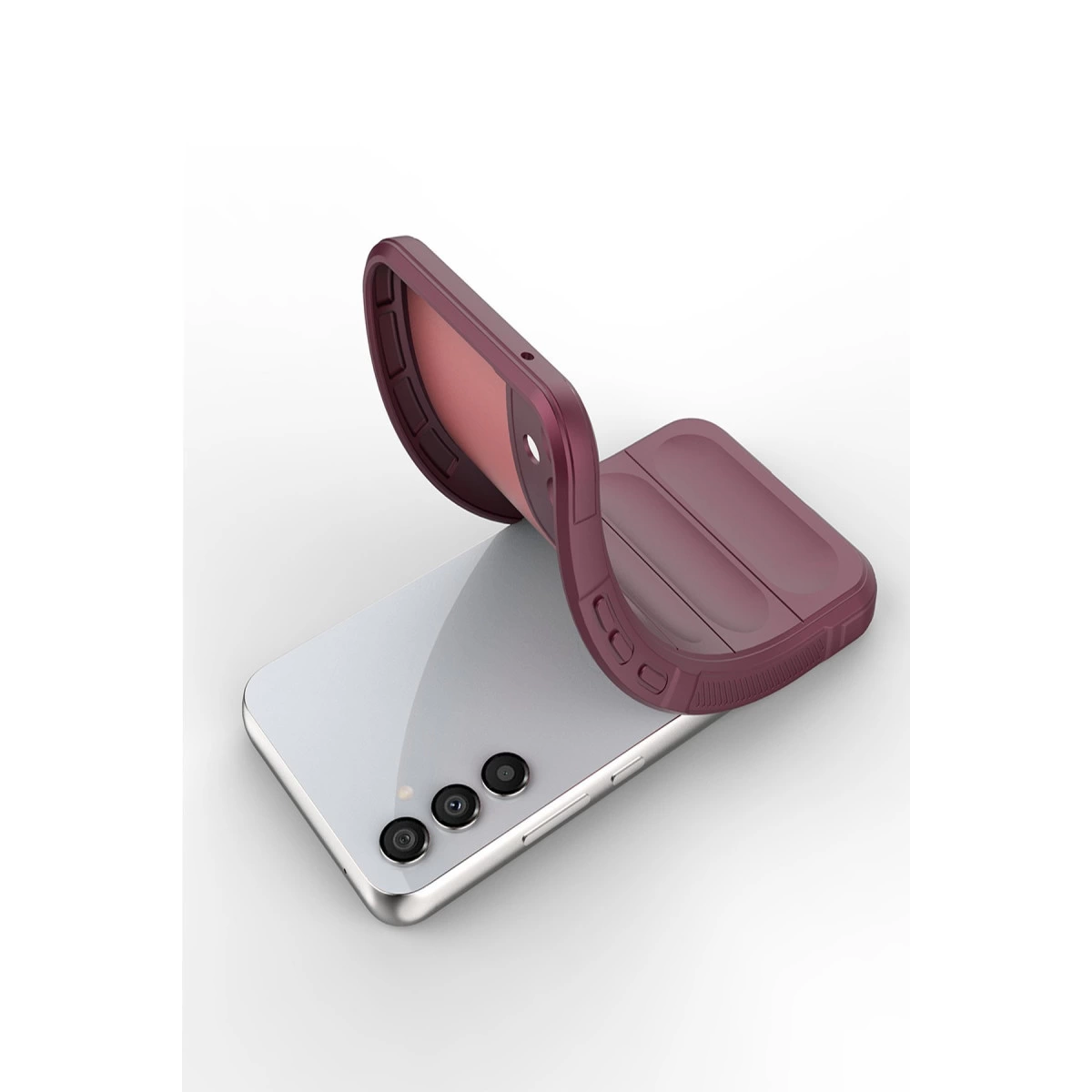 Samsung Galaxy A15 4g Kılıf Optimum Silikon - Bordo