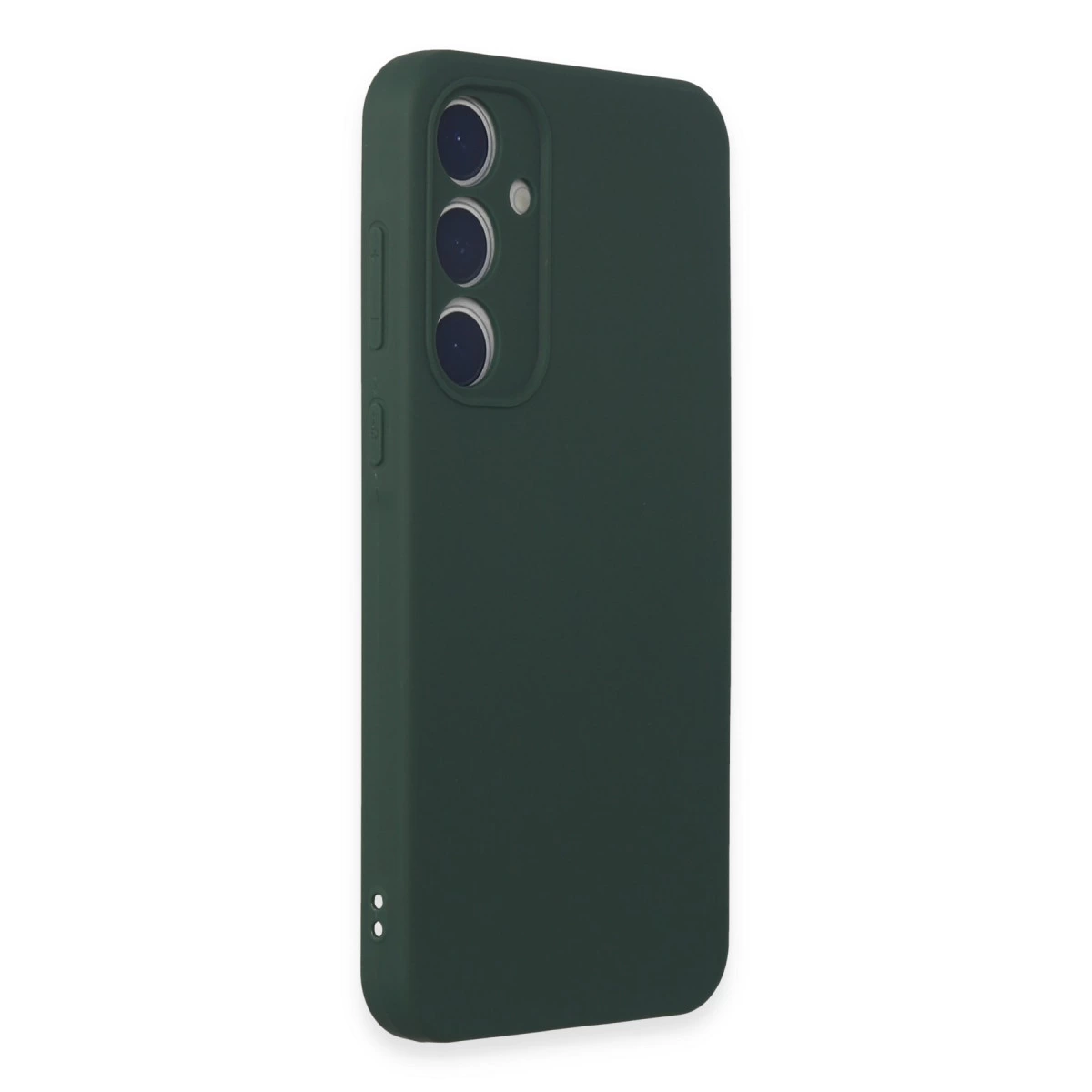 Samsung Galaxy A35 5g Kılıf First Silikon - Koyu Yeşil