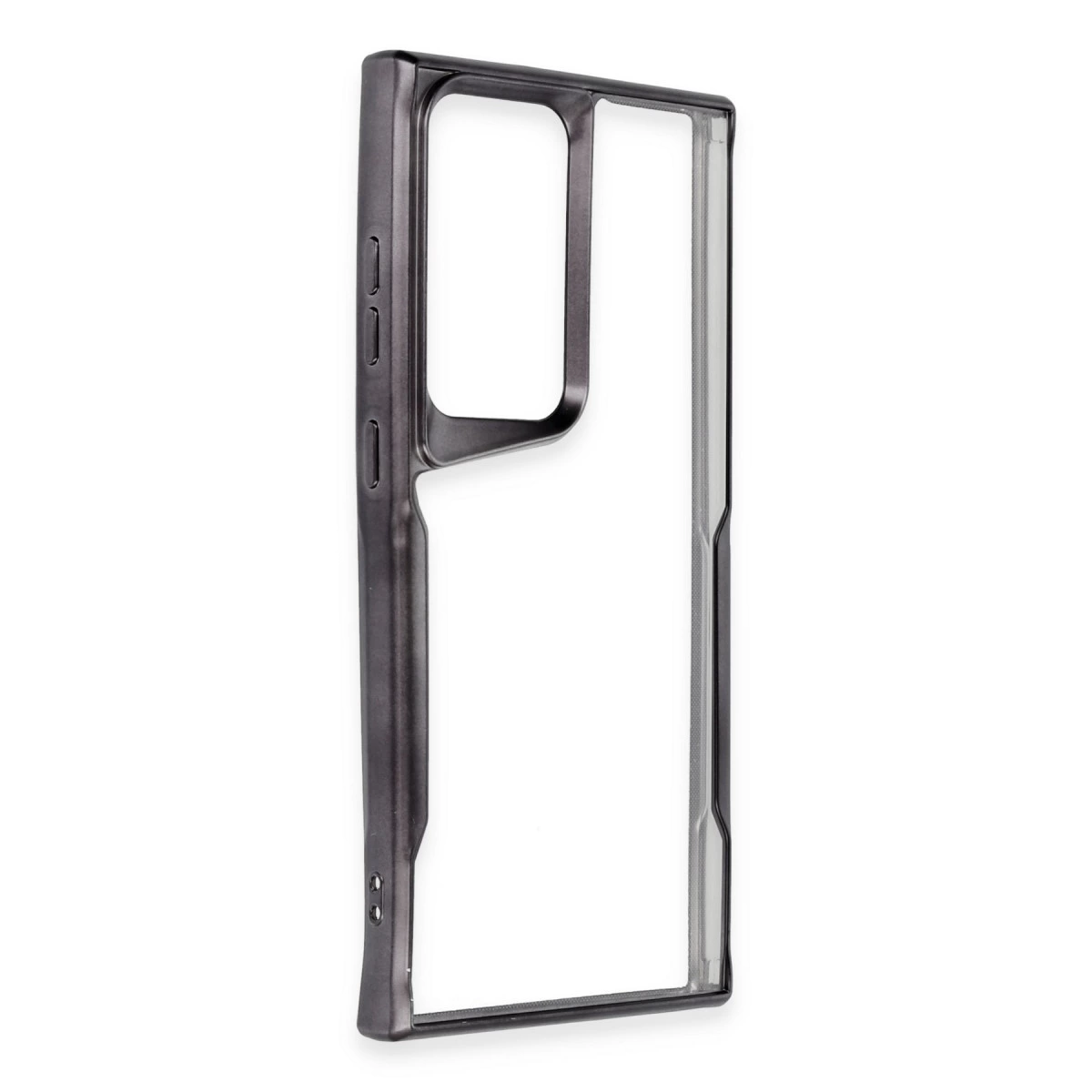 Samsung Galaxy S23 Ultra Kılıf Boyi Silikon Kapak - Siyah