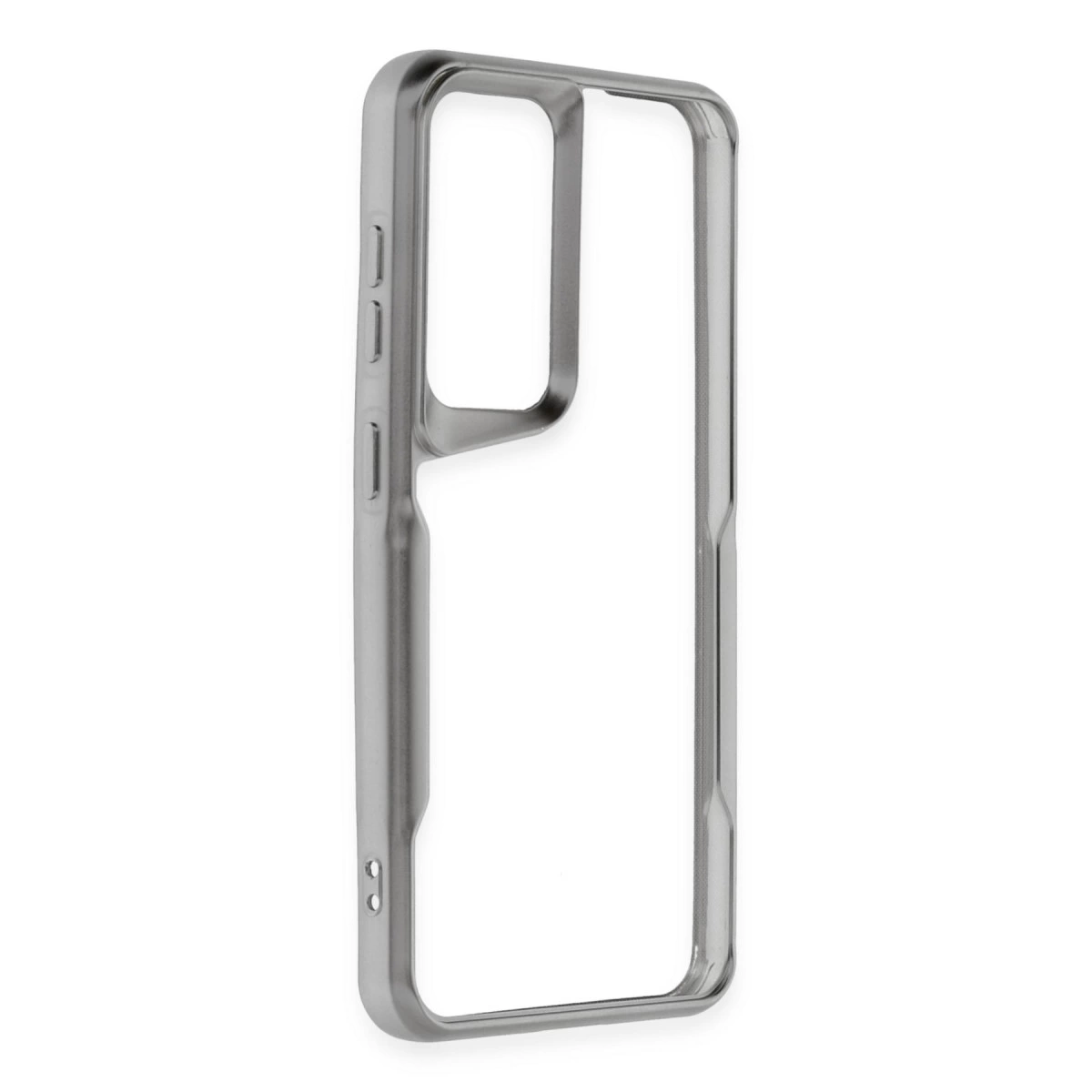 Samsung Galaxy S24 Kılıf Boyi Silikon Kapak - Gümüş