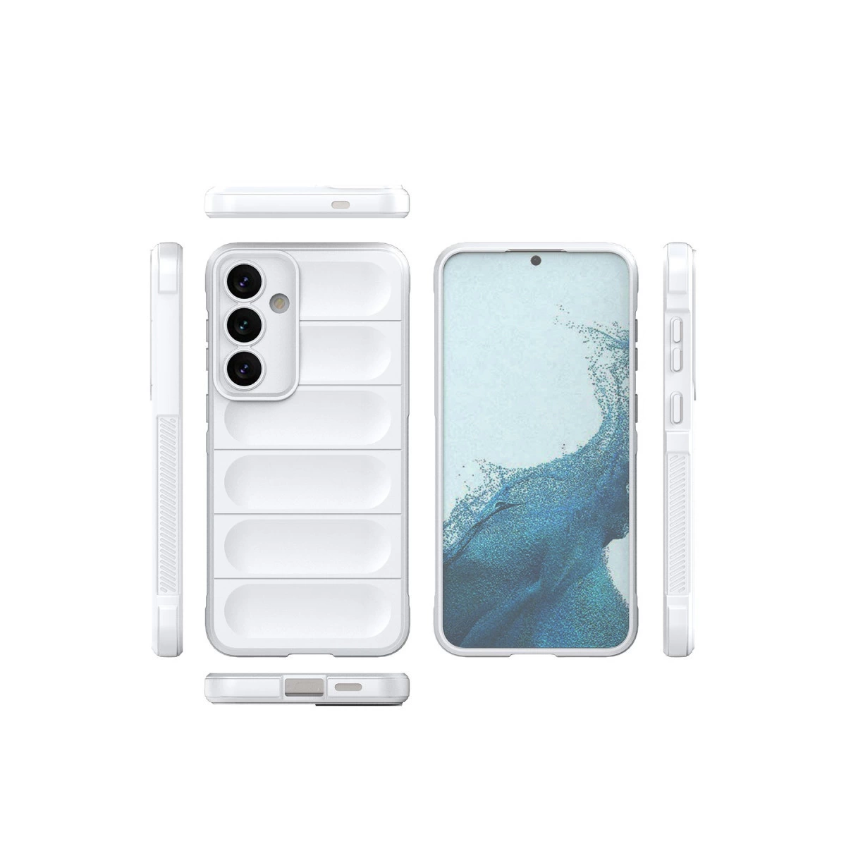 Samsung Galaxy S24 Kılıf Optimum Silikon - Krem