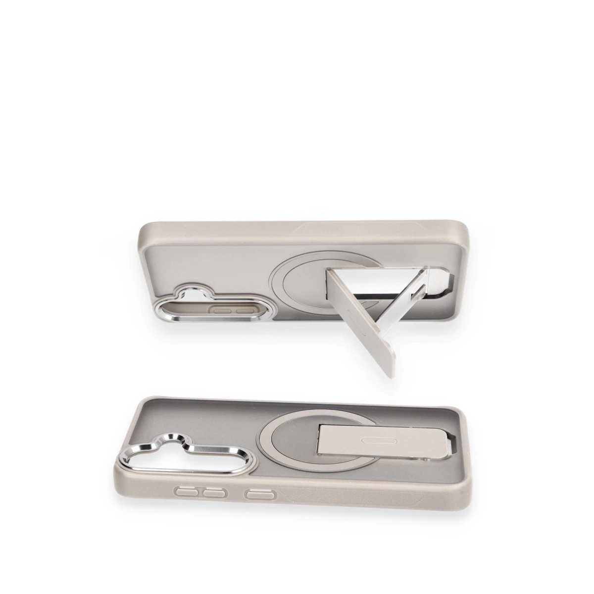 Samsung Galaxy S24 Tork Magsafe Standlı Kapak - Lacivert