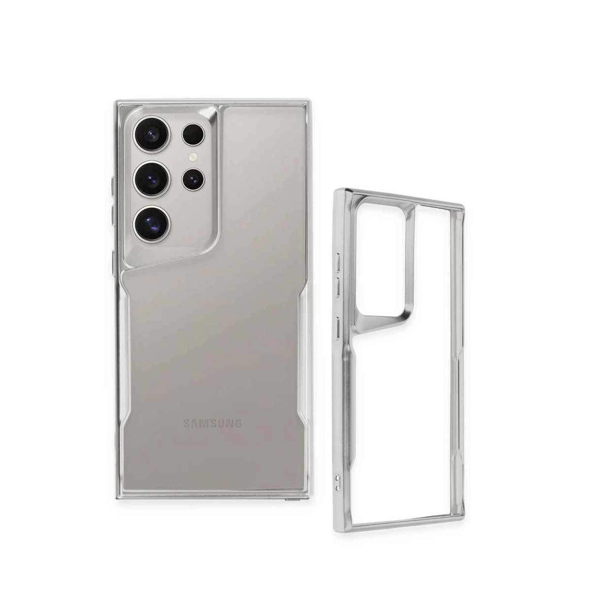 Samsung Galaxy S24 Ultra Kılıf Boyi Silikon Kapak - Siyah