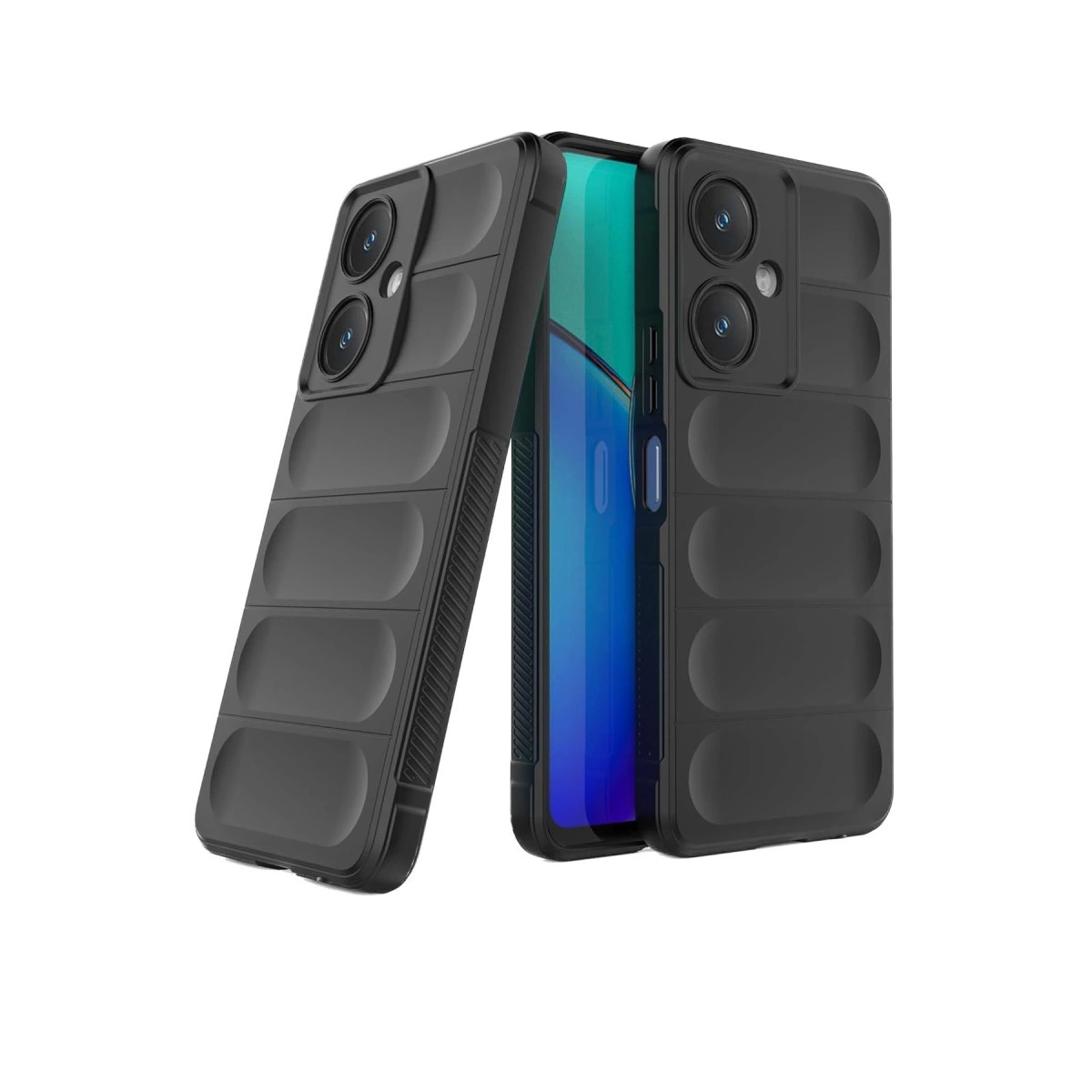 Vivo Y27 Kılıf Optimum Silikon - Siyah