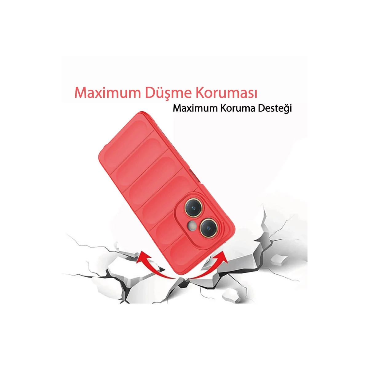 Vivo Y27 Kılıf Optimum Silikon - Siyah