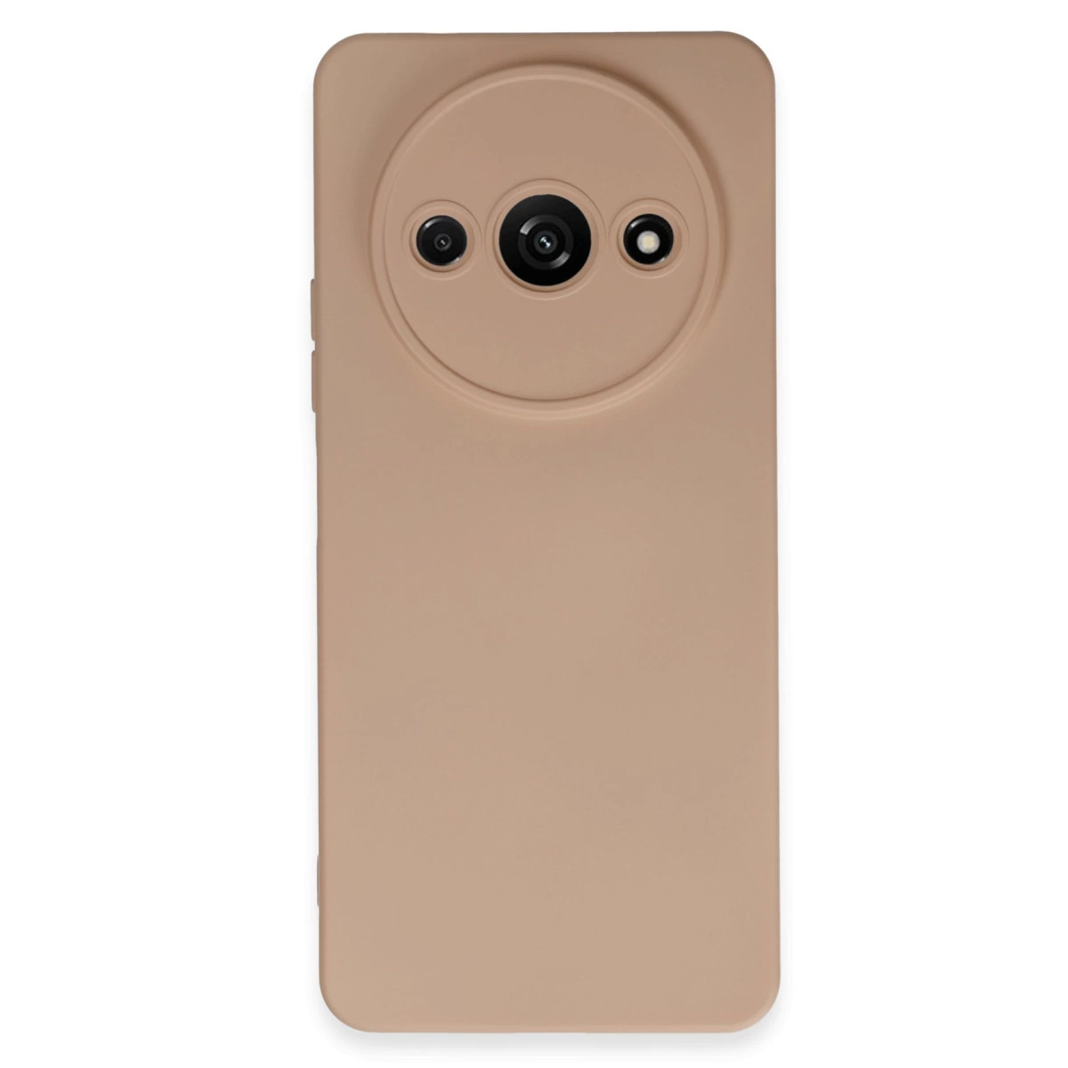 Xiaomi Redmi A3 4g Kılıf Nano İçi Kadife Silikon - Pudra