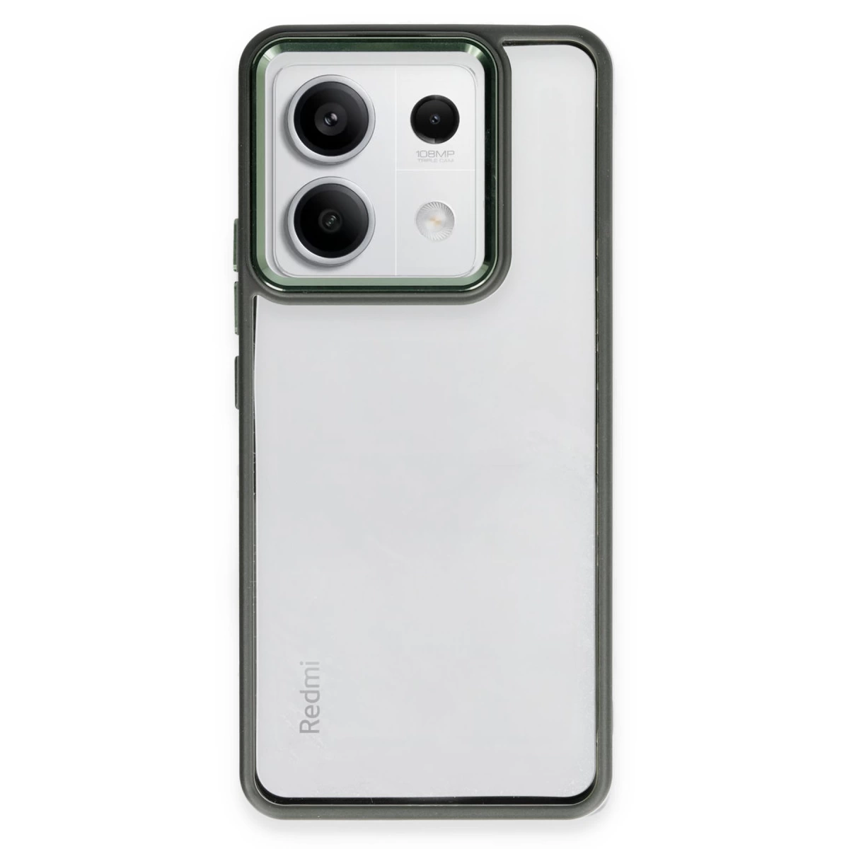 Xiaomi Redmi Note 13 4g Kılıf Power Silikon - Koyu Yeşil