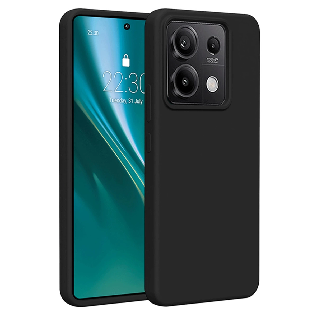 Xiaomi Redmi Note 13 Pro 4g Kılıf First Silikon - Siyah