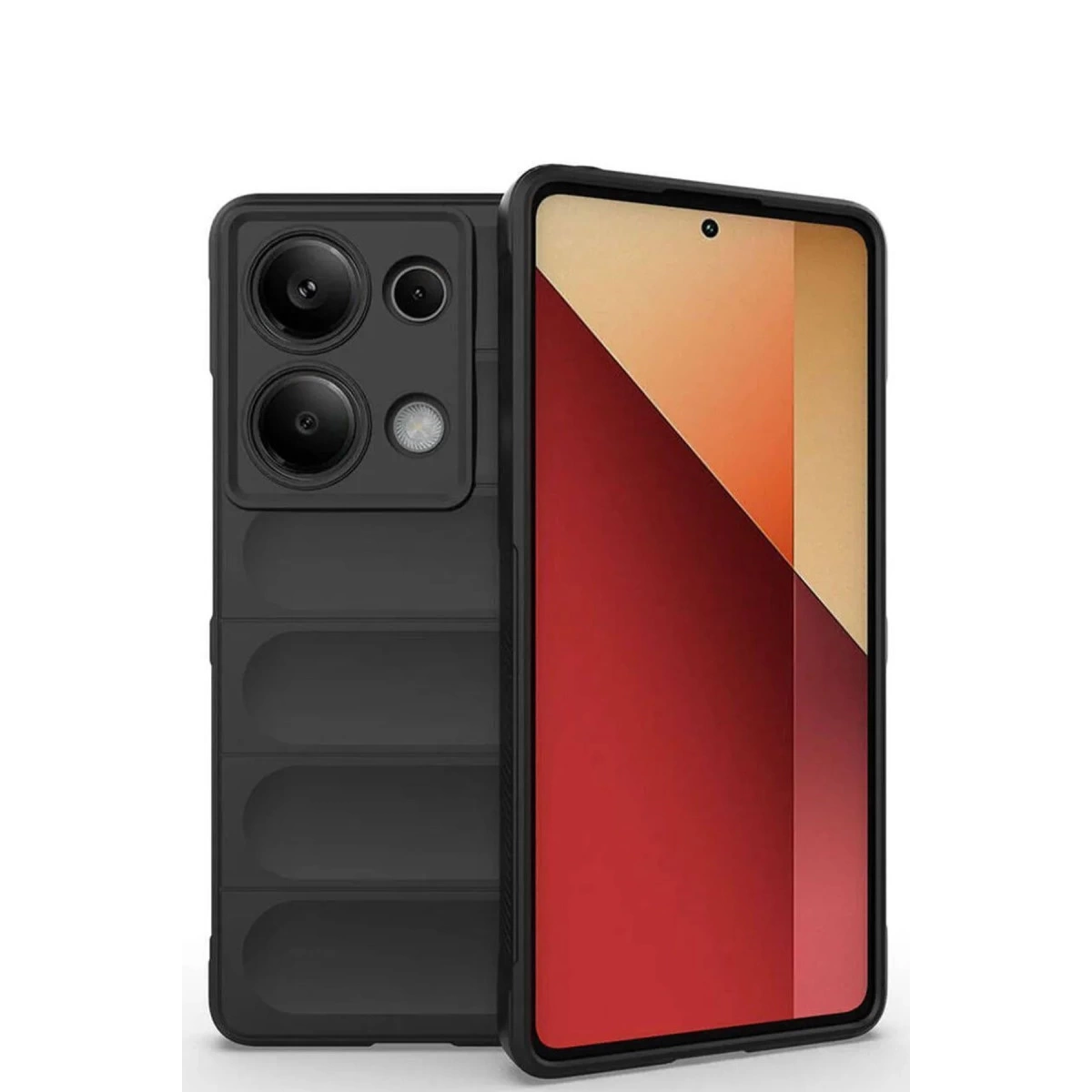 Xiaomi Redmi Note 13 Pro 4g Kılıf Optimum Silikon - Siyah