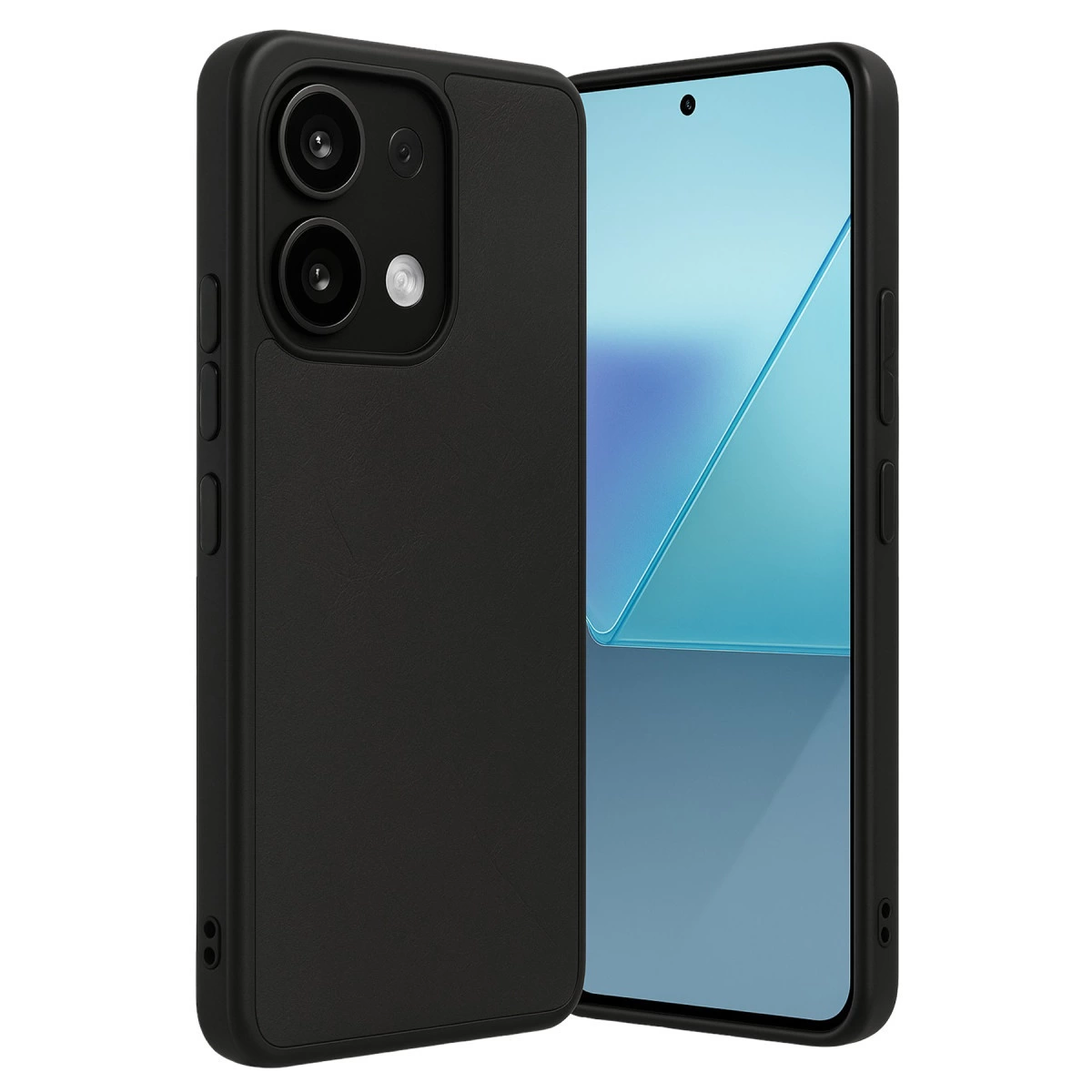 Xiaomi Redmi Note 13 Pro 5g Kılıf Aras Deri Kapak - Siyah