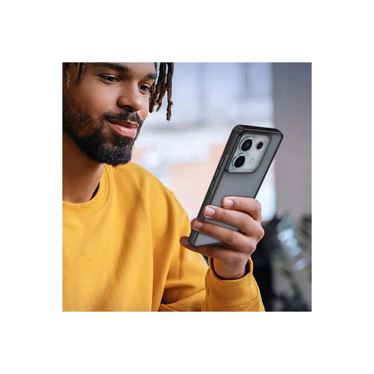 Xiaomi Redmi Note 13 Pro 5g Kılıf Elegant Kapak - Pudra